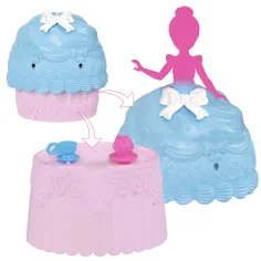 Principesse Disney: Mini bambola cupcake sorpresa 1 pz - Mattel immagine 2