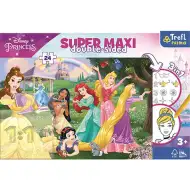Principesse Disney SuperMaxi puzzle 3 in 1 doppia faccia da 24 pezzi