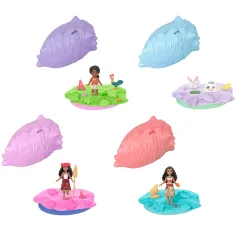 Principesse Disney: Vaiana mini sorpresa con figurina su banco di sabbia - Mattel immagine 4