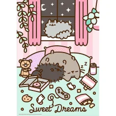 Pusheen sogni dolci puzzle Premium Plus Quality da 1000 pezzi - Trefl immagine 2