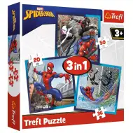 Puzzle 3 in 1 Spider-Man 50-36-20 pezzi - Trefl