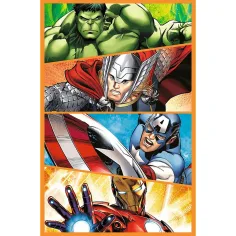 Puzzle 3x80 pezzi Avengers azione - Trefl immagine 2