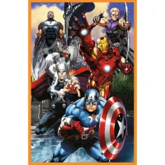 Puzzle 3x80 pezzi Avengers azione - Trefl immagine 3