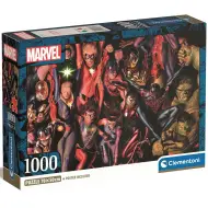 Puzzle Compact 1000 pezzi Marvel Heroes 70x50cm - Clementoni