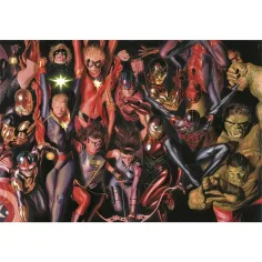Puzzle Compact 1000 pezzi Marvel Heroes 70x50cm - Clementoni immagine 2