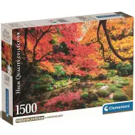 Puzzle HQC da 1500 pezzi, 84,5x59,5 cm - Clementoni, in autunno al parco.