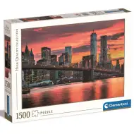 Puzzle HQC da 1500 pezzi "East River al tramonto" - Clementoni
