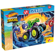Puzzle Hot Wheels Monster Trucks 24 pezzi 35x25 cm - Lisciani