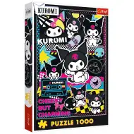 Puzzle Kuromi da 1000 pezzi - adorabilmente birichina - Trefl