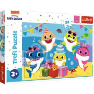 Puzzle Maxi 24 pezzi Famiglia Baby Shark Felice - Trefl