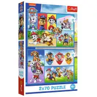 Puzzle Paw Patrol le regole 2x70 pezzi - Trefl