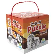 Puzzle Safari da 2-3-4 Pezzi
