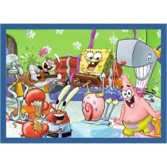 Puzzle SpongeBob 4 in 1 con 35-48-54-70 pezzi - Trefl immagine 2
