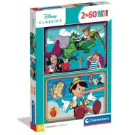 Puzzle Supercolor 2x60 pezzi Disney Classici - Clementoni
