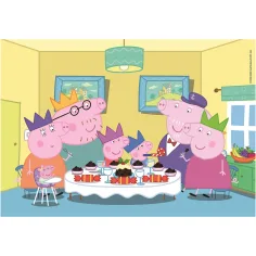 Puzzle Supercolor Peppa Pig 2x20 pezzi - Clementoni immagine 2