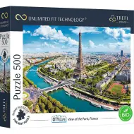 Puzzle UFT da 500 pezzi - Il centro di Parigi dallalto - Trefl