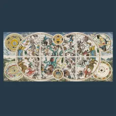 Puzzle UFT da 9000 pezzi con antiche mappe astronomiche - Trefl immagine 2