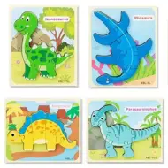 Puzzle a forma di dinosauro disponibile in diverse varianti