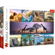 Puzzle collage Africa 1000 pezzi HQ - Trefl