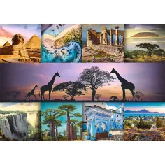 Puzzle collage Africa 1000 pezzi HQ - Trefl immagine 2