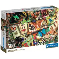 Puzzle compatto 500 pezzi HQC "Il collezionista di farfalle" - Clementoni