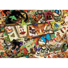 Puzzle compatto 500 pezzi HQC "Il collezionista di farfalle" - Clementoni immagine 2
