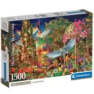 Puzzle compatto HQC da 1500 pezzi "Giardino Fantasia nel Bosco" - Clementoni