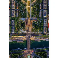 Puzzle compatto da 1500 pezzi "Parigi dallalto" - Clementoni immagine 2