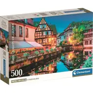 Puzzle compatto da 500 pezzi "Città illuminata" HQC - Clementoni