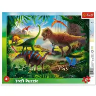 Puzzle con cornice da 25 pezzi - Dinosauri - Trefl