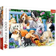 Puzzle da 1000 pezzi "Cani nel parco" - Trefl