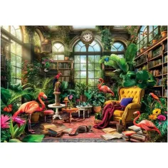 Puzzle da 1000 pezzi HQC Biblioteca delle serre - Clementoni immagine 2