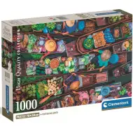 Puzzle da 1000 pezzi "Mercato galleggiante in Thailandia" - Clementoni
