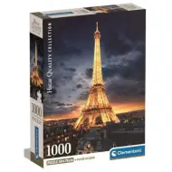 Puzzle da 1000 pezzi Torre Eiffel HQC con poster - Clementoni