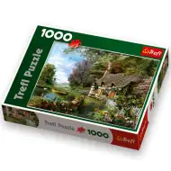 Puzzle da 1000 pezzi con casetta nel bosco