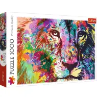 Puzzle da 1000 pezzi con leone colorato - Trefl