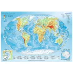 Puzzle da 1000 pezzi con mappa fisica della Terra - Trefl immagine 2