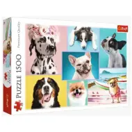 Puzzle da 1500 pezzi con cagnolini carini - Trefl