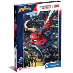 Puzzle da 180 pezzi Supercolor de LUomo Ragno - Clementoni immagine 2