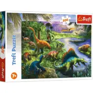 Puzzle da 200 pezzi con dinosauri predatori - Trefl