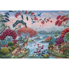 Puzzle da 2000 pezzi "La giungla pacifica" - Clementoni immagine 2