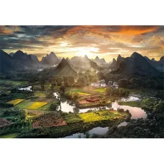Puzzle da 2000 pezzi "Paesaggio Cinese" - Clementoni immagine 2