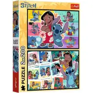 Puzzle da 2x200 pezzi di Lilo e Stitch - Trefl