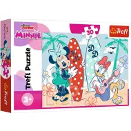 Puzzle da 30 pezzi con personaggi Disney+ in spiaggia - Trefl
