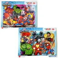 Puzzle da 30 pezzi con supereroi Marvel incorniciati - Clementoni
