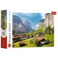 Puzzle da 3000 pezzi di Lauterbrunnen, Svizzera - Trefl