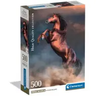 Puzzle da 500 pezzi "Cavallo rosso selvaggio" - Clementoni