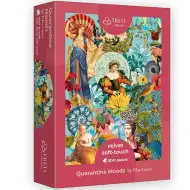 Puzzle da 500 pezzi Quarantine Moods con tocco morbido in velluto - Trefl