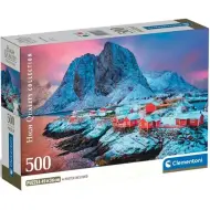 Puzzle da 500 pezzi di Hamnoy Village - Clementoni