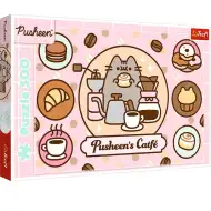 Puzzle da 500 pezzi di Pusheen il gatto nel caffè - Trefl